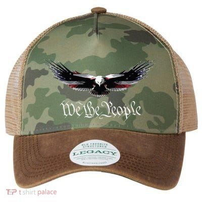 American Patriot Freedom Eagle Usa Flag Legacy Tie Dye Trucker Hat