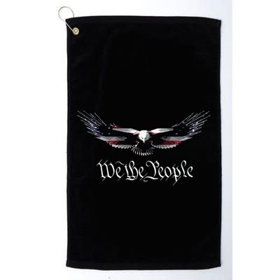 American Patriot Freedom Eagle Usa Flag Golf Towel