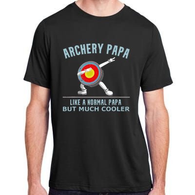 Archery Papa Funny Gift Idea For Archers Compound Bow Adult ChromaSoft Performance T-Shirt