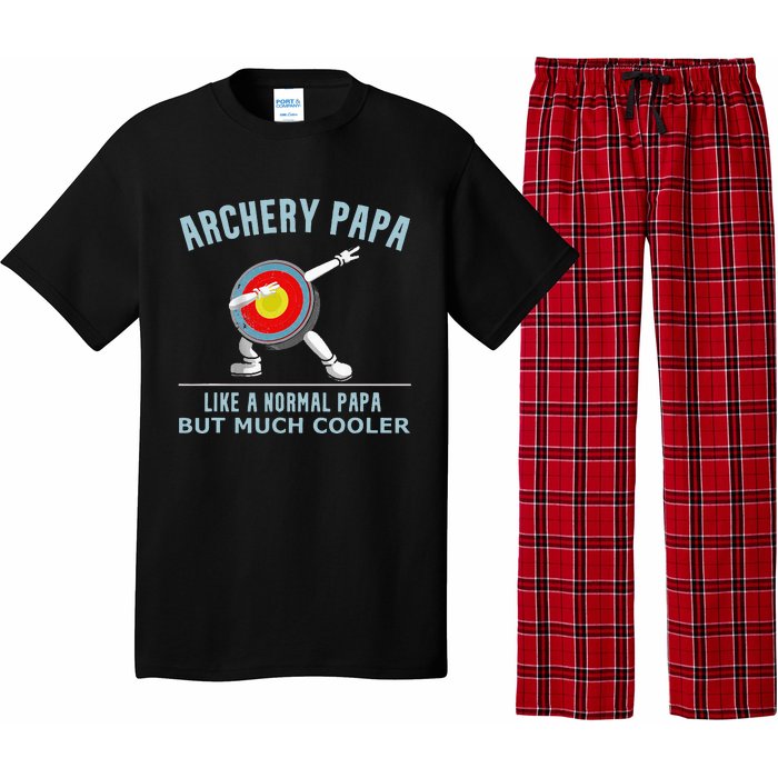 Archery Papa Funny Gift Idea For Archers Compound Bow Pajama Set