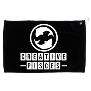 Astrology Pisces Funny Creative Pisces Gift Grommeted Golf Towel