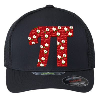 Apple Pie Funny Brainy Pi Day Mathematics Geeky Fruit Pun Gift Flexfit Unipanel Trucker Cap