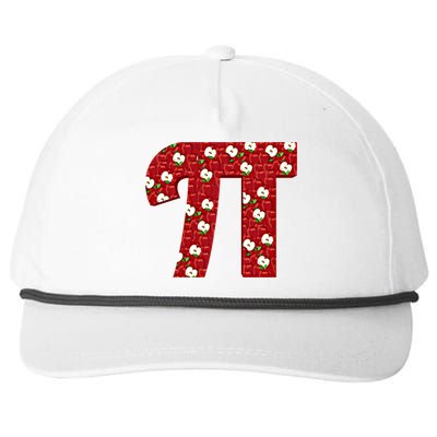 Apple Pie Funny Brainy Pi Day Mathematics Geeky Fruit Pun Gift Snapback Five-Panel Rope Hat