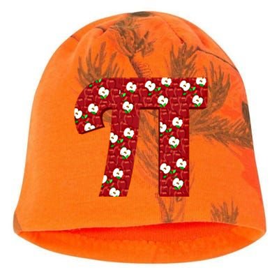 Apple Pie Funny Brainy Pi Day Mathematics Geeky Fruit Pun Gift Kati - Camo Knit Beanie