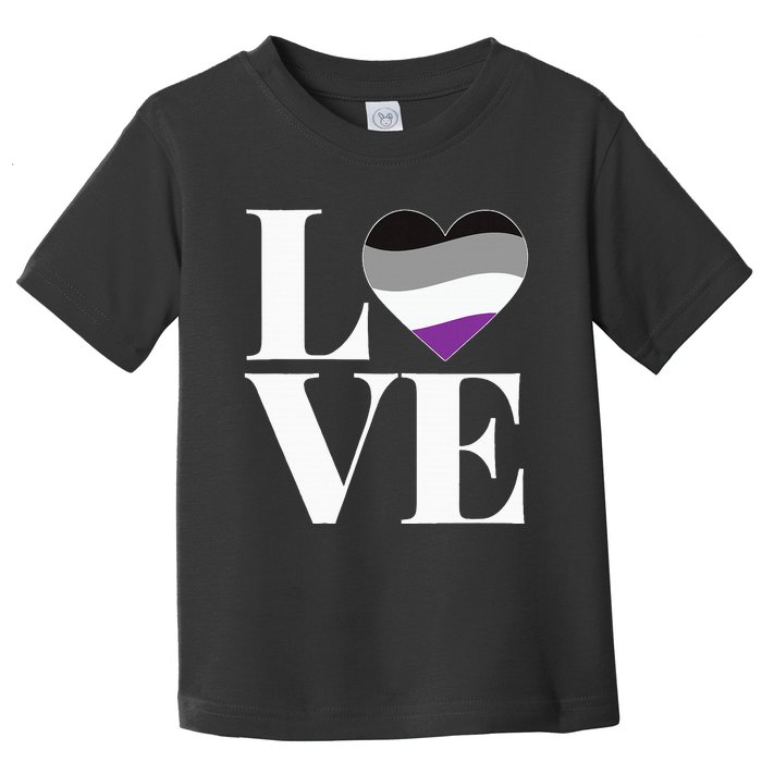 Asexual Pride Flag Ace Asexuality Proud Shirts For Asexual Toddler T-Shirt