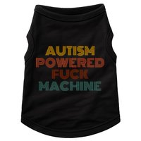 Autism Powered Fck Machine Funny Retro Vintage Doggie Tank