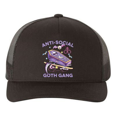 Antisocial Pastel Goth Gang Alternative Aesthetic Nu Goth Yupoong Adult 5-Panel Trucker Hat