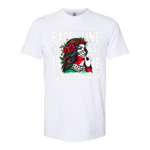 A Palestinian Girl With A Palestinian Bandana Palestine Softstyle CVC T-Shirt