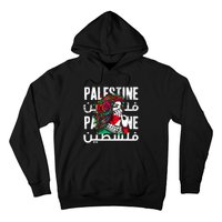 A Palestinian Girl Wearing A Palestinian Bandana Palestine Hoodie