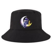 Astronaut Playing Guitar With An Alien On The Moon Cool Comfort Performance Bucket Hat