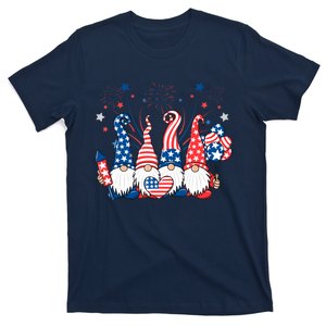 American Patriotic Gnomes USA Independence Day 4th Of July T-Shirt