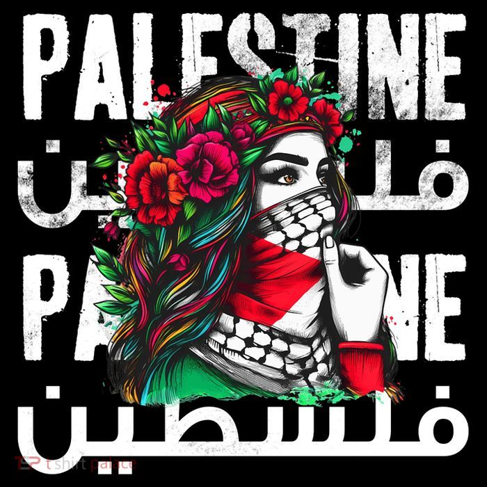 A Palestinian Girl With A Palestinian Bandana Palestine Impact Tech Backpack