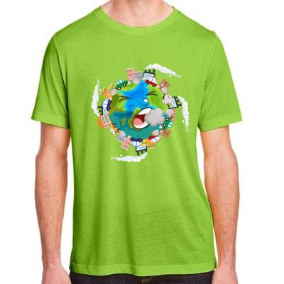 Air Pollution Global Warming Renewable Energy Gift Adult ChromaSoft Performance T-Shirt