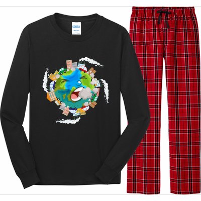 Air Pollution Global Warming Renewable Energy Gift Long Sleeve Pajama Set