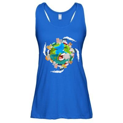 Air Pollution Global Warming Renewable Energy Gift Ladies Essential Flowy Tank