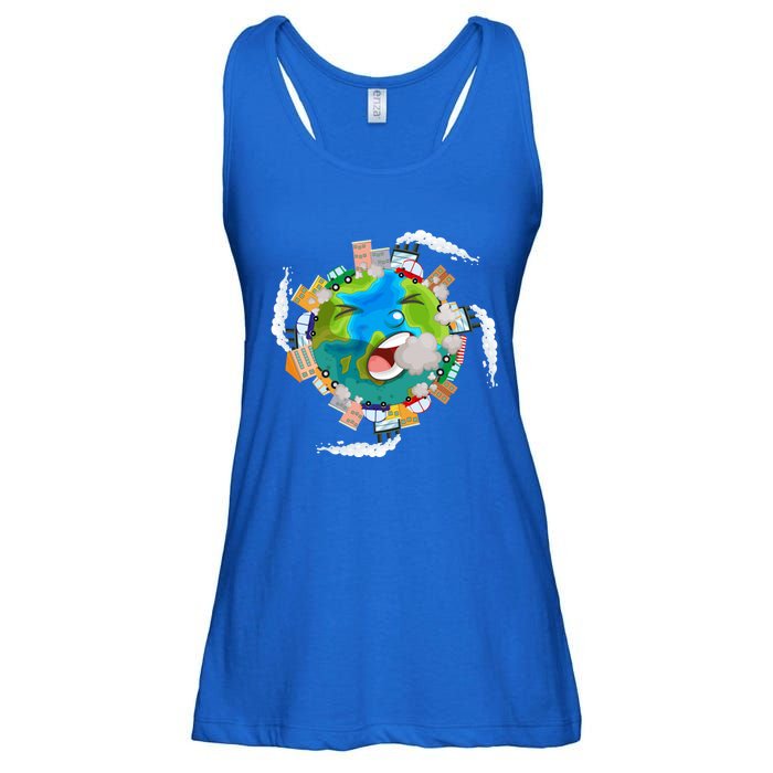 Air Pollution Global Warming Renewable Energy Gift Ladies Essential Flowy Tank