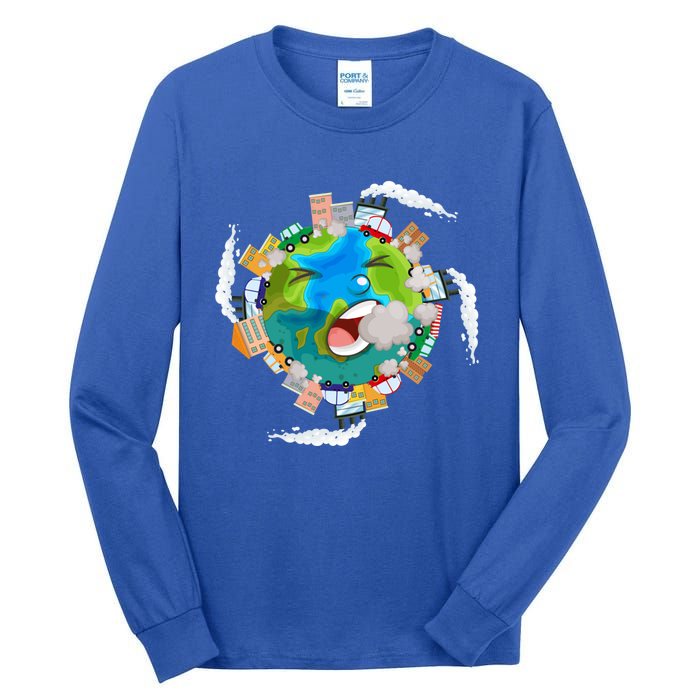 Air Pollution Global Warming Renewable Energy Gift Tall Long Sleeve T-Shirt