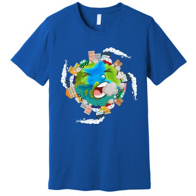 Air Pollution Global Warming Renewable Energy Gift Premium T-Shirt