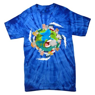 Air Pollution Global Warming Renewable Energy Gift Tie-Dye T-Shirt