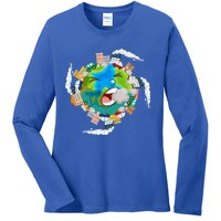 Air Pollution Global Warming Renewable Energy Gift Ladies Long Sleeve Shirt