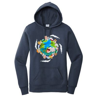 Air Pollution Global Warming Renewable Energy Gift Women's Pullover Hoodie