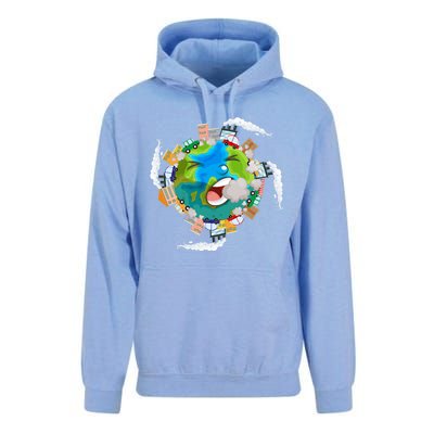 Air Pollution Global Warming Renewable Energy Gift Unisex Surf Hoodie