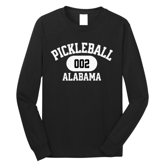 Alabama Pickleball Graphic Pickleballers Long Sleeve Shirt