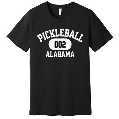 Alabama Pickleball Graphic Pickleballers Premium T-Shirt