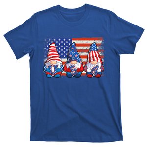 American Patriotic Gnomes Usa Independence Day 4th Of July Cute Gift T-Shirt