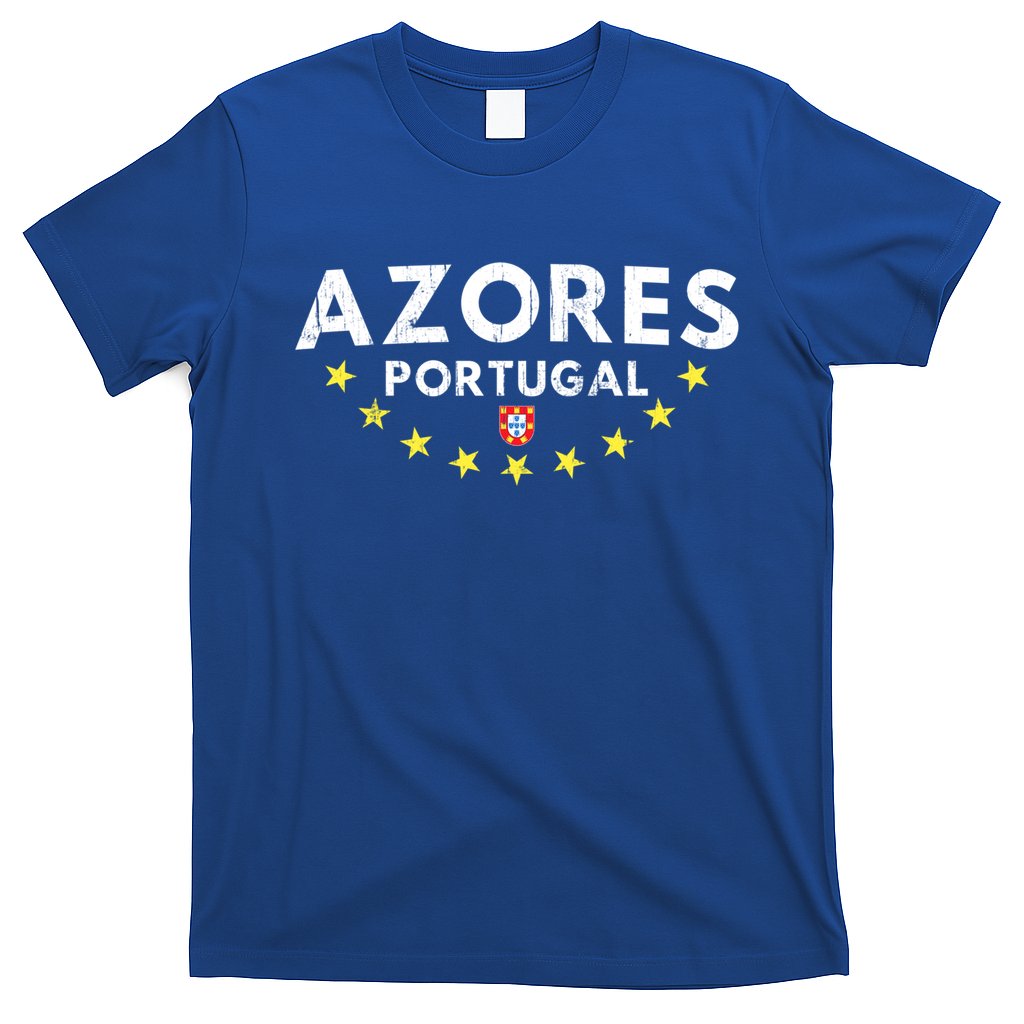 Azores Portugal Gift Distressed Souvenir Vacation Azorean Funny Gift T-Shirt