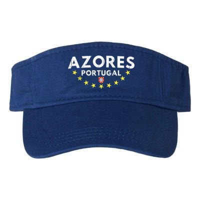 Azores Portugal Gift Distressed Souvenir Vacation Azorean Funny Gift Visor