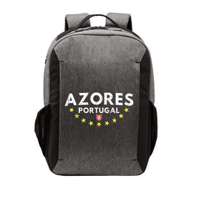 Azores Portugal Gift Distressed Souvenir Vacation Azorean Funny Gift Vector Backpack
