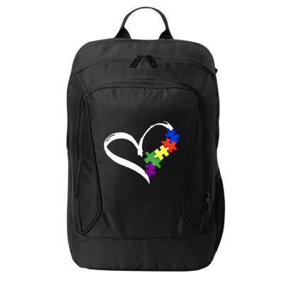 Autism Puzzle Gift Love Gift Gift City Backpack