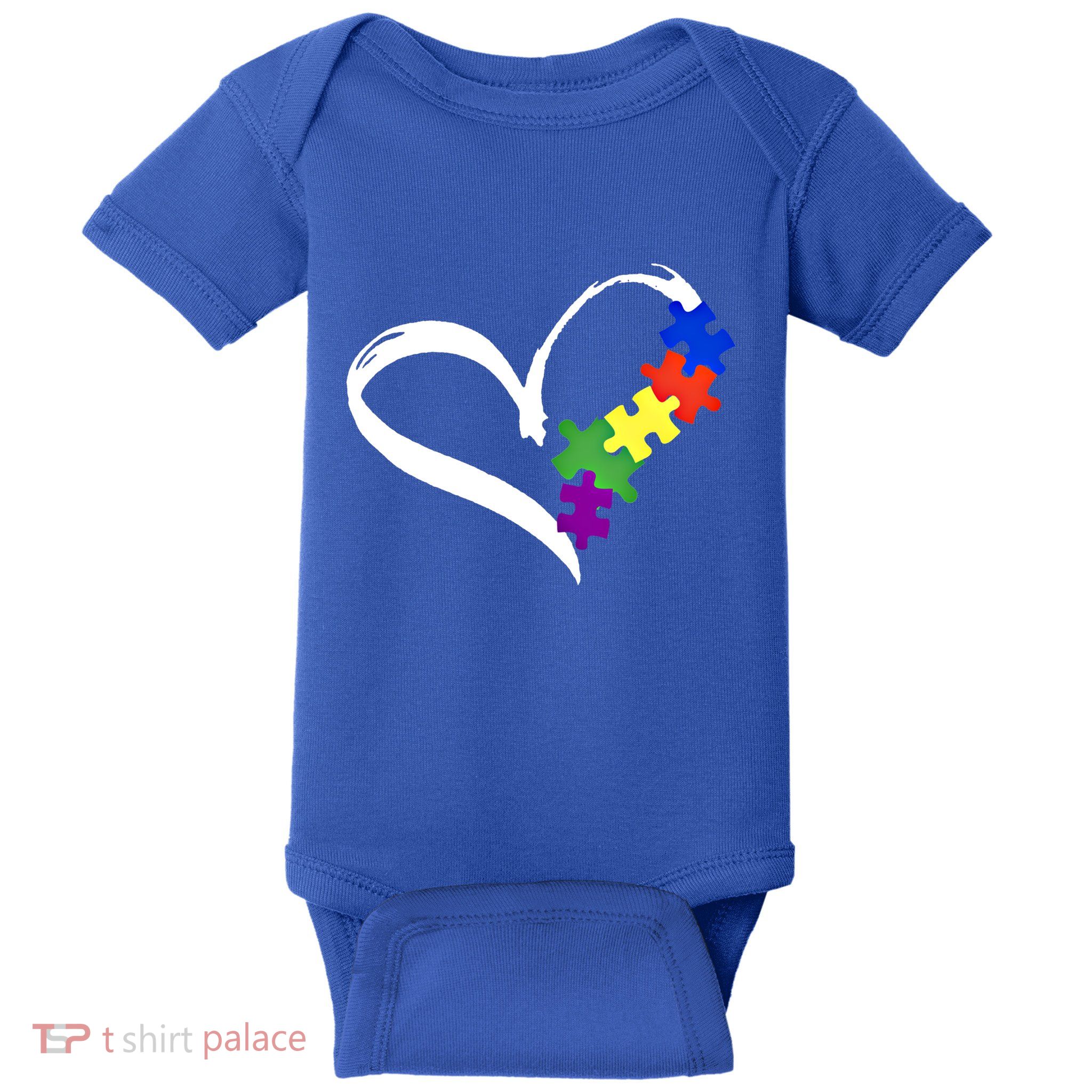 Autism Puzzle Gift Love Gift Gift Baby Bodysuit