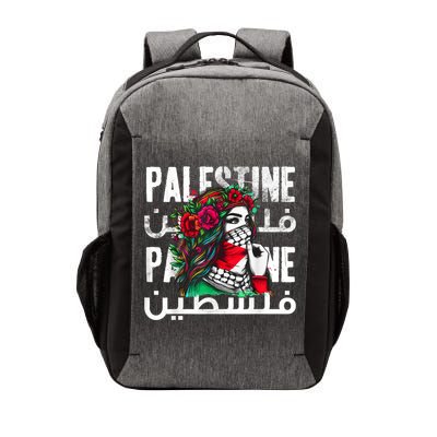 A Palestinian Girl Wearing A Palestinian Bandana Palestine Vector Backpack