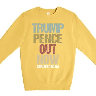 Antitrump Protest Gift Premium Crewneck Sweatshirt