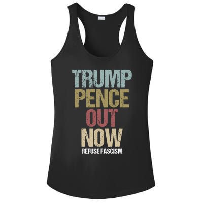 Antitrump Protest Gift Ladies PosiCharge Competitor Racerback Tank