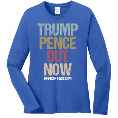 Antitrump Protest Gift Ladies Long Sleeve Shirt