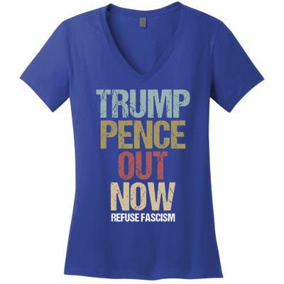 Antitrump Protest Gift Women's V-Neck T-Shirt