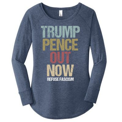 Antitrump Protest Gift Women's Perfect Tri Tunic Long Sleeve Shirt