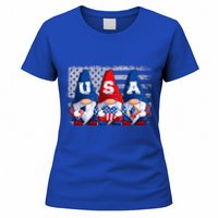 American Patriotic Gnomes Usa 4th Of July Meaningful Gift Women's T-Shirt