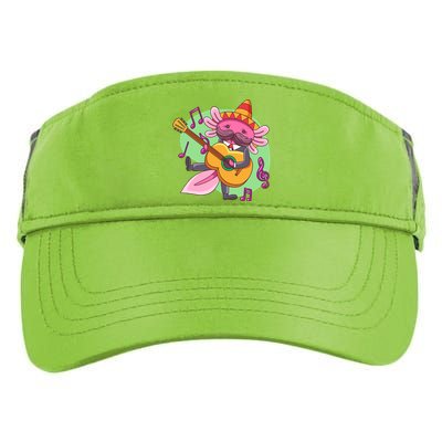 Axolotl Playing Guitar Adult Drive Performance Visor