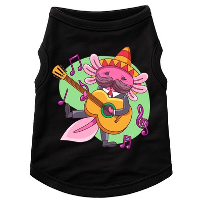Axolotl Playing Guitar Doggie Tank