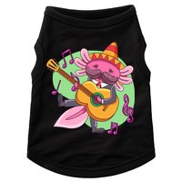 Axolotl Playing Guitar Doggie Tank
