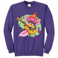 Axolotl Playing Guitar Sweatshirt