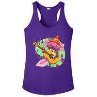 Axolotl Playing Guitar Ladies PosiCharge Competitor Racerback Tank