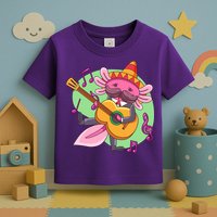 Axolotl Playing Guitar Toddler T-Shirt