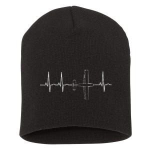 Airplane Pilot Heartbeat Clothing Student Pilot Short Acrylic Beanie