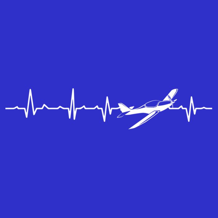Awesome Pilot Heartbeat Flying Airplane Aviator Aviation Cool Gift Kids T-Shirt