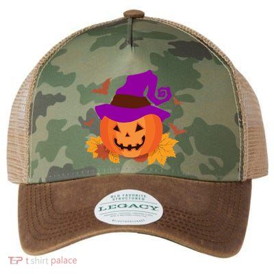 Autumn Pumpkin Halloween Legacy Tie Dye Trucker Hat